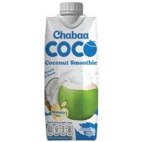 ราคา ชบาโคโค่สมูทตี้น้ำมะพร้าว 310มล. Chabaa Coco coconut Smoothie 310ml. (8854761002047)