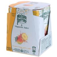 ราคา เมซองเปอริเอ้จูซน้ำแร่ผสมน้ำสับปะรดน้ำมะม่วง 250มล. แพค4 Maison Perrier Juice Pineapple Mango 250ml. Pack4 (8445291047648)
