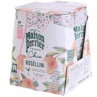 ราคา เมซองเปอริเอ้ชิคเครื่องดื่มอัดก๊าชเข้มข้นกลิ่นพีชกุหลาบ 250มล. แพค4 Maison Perrier Chic Rosellini Sparkling Flavoured 250ml. Pack4 (8445291045897)