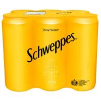 ราคา ชเวปส์น้ำโทนิค 330ซีซี แพค 6 Schweppes Tonic Water 330cc Pack 6 (8851959632659)