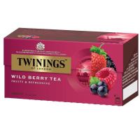 ราคา ทไวนิงส์ชาไวด์เบอร์รี่ 2กรัม แพค 25 Twinings Tea Wild Berries 2g. Pack 25 (70177096625)