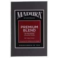 ราคา มาดูราเบลนด์ทีแบ็กใบชาดำชนิดซอง 40กรัม Madura Premium Blend Tea Bags 40g. (89978001011)