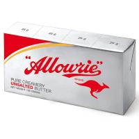 ราคา อลาวรี่เนยสดรสจืด 90กรัม Allowrie Unsalted Butter 90g. (8850332162318)