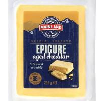ราคา เมนแลนด์เอพพิเคียวร์เชดด้าชีส 200กรัม Mainland Epicure Aged Cheddar Cheese 200g. (9414832141816)
