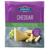 ราคา เอ็มบอร์คมายด์เชดด้าโพรเซสชีสก้อน 200กรัม Emborg Mild Cheddar Processed Cheese 200g. (5701215045255)