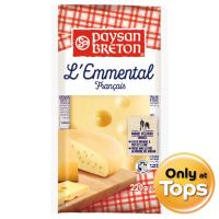 ราคา เพซองโปรตองเฟร้นซ์เอมเมนทอลชีสก้อน 220กรัม Paysan Breton French Emmental Cheese Portion 220g. (3412290023800)