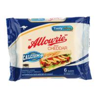 ราคา อลาวรี่เชดด้าชีสสไลด์ 6สไลด์ 125กรัม Allowrie Cheddar Cheese 6Slices 125g. (8850332311044)