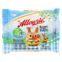 ราคา อลาวรี่เชดด้าชีสสไลด์สูตรสมาร์ทคิดส์ 100กรัม Allowrie Smart Kids Cheddar Cheese Slices 100g. (8850332312379)