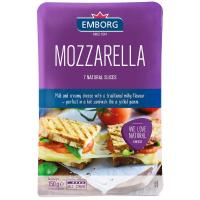 ราคา เอ็มบอร์คมอสซาเรลล่าชีส7สไลด์ 150กรัม Emborg Mozzarella Cheese 7Slices 150g. (5704025033818)