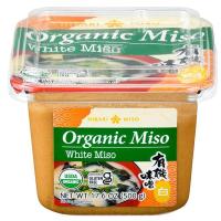 ราคา ฮิคาริออร์แกนิกมิโซะไวท์มิโซะซอสเต้าเจี้ยวบดออร์แกนิก 500กรัม Hikari Organic Miso White Miso 500g. (858764000299)