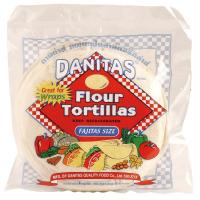 ราคา ดานิต้าส์แผ่นแป้งทอร์ทิล่าส์สาลี 6นิ้ว 235กรัม Danitas Flour Tortillas 6inch 235g. (8850575008145)