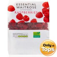 ราคา เวทโทรสเอสเซนเชี่ยลราสพ์เบอร์รี่แช่แข็ง 350กรัม Waitrose Essential Raspberry 350g. (5000169542620)