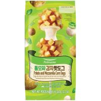 ราคา พูลมูวอนคอร์นด็อกเกาหลีผสมมันฝรั่งสอดไส้มอสซาเรลล่าชีส 360กรัม Pulmuone Potato and Mozzarella Corn Dogs 360g. (8801114153741)