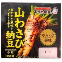 ราคา โอกาเมะยามิทซึกิยาคูมิยามะวาซาบินัตโตะ 120กรัม Okame Yamitsuki Yakumi Yama Wasabi Natto 120g. (4901160016602)