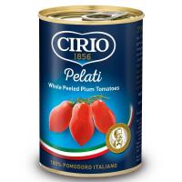 ราคา ซีรีโอมะเขือเทศปอกเปลือก 400กรัม Cirio Peeled Plum Tomatoes 400g. (8000320010026)
