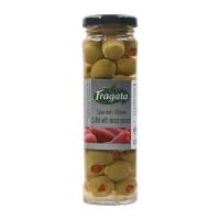 ราคา ฟรากาต้ามะกอกยัดไส้พริก 85กรัม Fragata Green Olive Pimento 85g. (8410134044207)