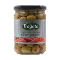 ราคา ฟรากาต้ามะกอกไส้พริก 283กรัม Fragata Green Olive Pimento 283g. (8410134046959)