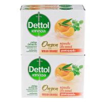 ราคา เดทตอลสบู่ก้อนออนเซ็นมิคังออเรนจ์ 60กรัม แพค 4 Dettol Onzen Mikan Orange Bar Soap 60g.Pack 4 (8850360035295)