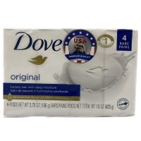 ราคา โดฟสบู่ก้อนออริจินัล 106กรัม แพค 4 Dove Bar Soap Original 106g. Pack 4 (11111610699)