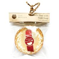 ราคา ไหมทองสบู่รังนกทองคำตะกร้าสาน 80กรัม Maithong Birds Nest with Gold Soap 80g. (8855913008337)
