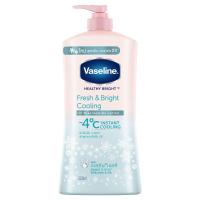 ราคา วาสลีนเฮลธี้ไวท์เฟรชแอนด์แฟร์คลูลิ่งยูวีโลชั่น 480มล. Vaseline Healthy White Fresh & Fair Cooling UV Lotion 480ml. (8851932396110)