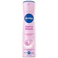 ราคา นีเวียดีโอสเปรย์สูตรเพิร์ลแอนด์บิวตี้ 150มล. Nivea Deo Spray Pearl And Beauty 150ml. (8850029212746)
