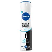 ราคา นีเวียสเปรย์หญิงสูตรแบล็คแอนด์ไวท์ 150มล. Nivea Deo Spary Women Black & White 150ml. (4005808073863)