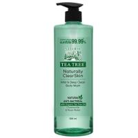 ราคา ทีทรีครีมอาบน้ำเนเชอรัลลี่เคลียร์สกินมายด์แอนด์ดีฟคลีนบอดี้วอช 500มล. TeaTree Naturally Clear Skin Mild and Deep Clean Body Wash 500ml. (8859348701122)