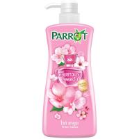 ราคา แพรอทครีมอาบน้ำพฤกษาไวท์ซากุระ 450มล. Parrot Botanical White Sakura Shower Cream 450ml. (8851929019671)