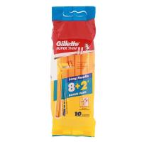 ราคา ยิลเลตต์ใบมีดโกนพร้อมด้ามซุปเปอร์ธินทู 1ชุด Gillette Super Thin II Razor 1set (4987176095794)