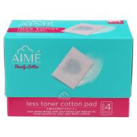 ราคา เอเม่สำลีแผ่นบางเลสโทนเนอร์ 80แผ่น Aime Cotton Pads Less Toner 80pcs. (8859084700878)