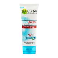 ราคา การ์นิเย่โฟมล้างหน้าเพียวแอคทีฟ 100มล. Garnier Facial Foam Pure Active 100ml. (8992304019524)