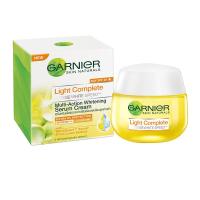 ราคา การ์นิเย่เซรั่มครีมบำรุงผิวหน้าไบรท์คอมพลีทวิตามินซี 50มล. Garnier Bright Complete Vitamin C Serum Cream 50ml. (8991380700050)