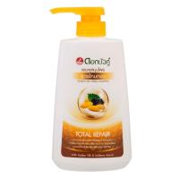 ราคา ดอกบัวคู่แชมพูสมุนไพรไหมทอง 420มล. Twin Lotus Golden Silk Herbal Shampoo 420ml. (8850348300452)