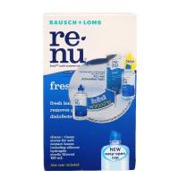 ราคา รีนิวน้ำยาทำความสะอาดคอนแทคเลนส์ 120มล. Renu Fresh Multi Purpose Solution 120ml. (310119038727)