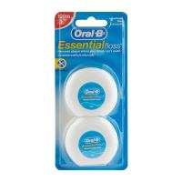 ราคา ออรัลบีไหมขัดฟันเอสเซนเชียล 50เมตร แพ็คคู่ Oral B Essential Dental Floss 50m. Pack2 (4902430721127)