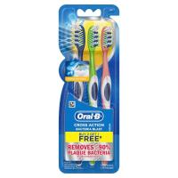 ราคา ออรัลบีแปรงสีฟันแบคทีเรียบลาสต์ แพค3 Oral B Bacteria Blast Toothbrush Pack 3 (4987176065285)