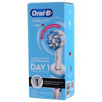 ราคา ออรัลบีแปรงสีฟันไฟฟ้าไวทัลลิตี้เอ็กซืตร้าเซนซิทีฟคลีน Oral B Electric Toothbrush Vitality Extra Sensitive Clean (4987176205681)