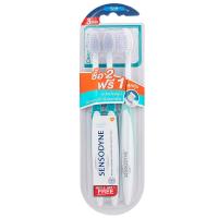 ราคา เซ็นโซดายน์แปรงสีฟันดีพคลีน แพค 3 Sensodyne Deep Clean Toothbrush Pack 3 (9556019302846)