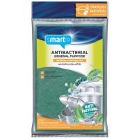 ราคา สมาร์ทเตอร์แผ่นใยขัดแอนตี้แบคทีเรียสำหรับงานขัดล้างทั่วไป 10X15ซม. Smarter Antibacterial General Purpose Pad Size 10X15cm. (8853474065561)