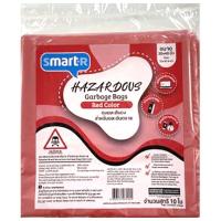 ราคา สมาร์ทเตอร์ถุงขยะสีแดงสำหรับขยะอันตรายขนาด 30X40นิ้ว แพค 10ใบ Smarter Hazardous Garbage Bag Red Color Size 30X40inch Pack 10pcs. (8853474072224)
