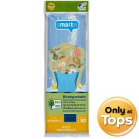 ราคา สมาร์ทเตอร์ถุงพลาสติกกรองเศษอาหาร ย่อยสลายได้ตามธรรมชาติ สีฟ้า แพค 30 ใบ Smarter Biodegradable Sink Strainer Food Waste Filtering Bags Pack 30pcs. (8853474087907)