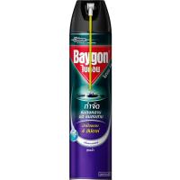 ราคา ไบกอนสเปรย์กำจัดยุงและแมลงสูตรน้ำกลิ่นลาเวนเดอร์ 600มล. Baygon Spray Water Lavender 600ml. (8850175067856)