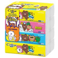 ราคา เซลล็อกซ์พิวริฟายไลน์เฟรนด์กระดาษเช็ดหน้าซอฟท์แพค 110แผ่น แพค 4 Cellox Purify Line Friends Soft Pack Facial Tissue 110sheets Pack 4 (8850046285402)