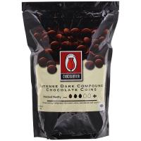 ราคา ทิวลิปดาร์กช็อกโกแลตคอมพาวด์ชนิดเหรียญ 1กก. Tulip Intense Dark Compound Chocolate Coins 1kg. (8859613400026)