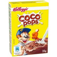 ราคา เคลล็อกโกโก้ป๊อปส์ส์อาหารเช้าข้าวพองอบกรอบรสช็อกโกแลต 35กรัม Kelloggs Coco Pops 35g. (5050083392801)