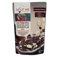 ราคา เดลลี่มีกราโนล่าผสมควินัวรสเอ๊กซ์ตรีมช็อกโกแลต 200 กรัม Daily Me Extreme Crunchy Quinoa Granola 200g. (8859394400291)