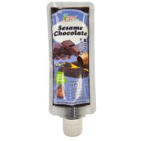 ราคา แฮปปี้เมทครีมงาดำผสมช็อกโกแลตบดหยาบ 60กรัม Happy Mate Sesame Chocolate Crunchy 60g. (8856891004915)