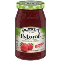 ราคา สมักเกอร์สเนเชอรัลแยมสตรอเบอร์รี่ฟรุ๊ตสเปรด 489กรัม Smuckers Natural Jam Strawberry Fruit Spread 489g. (51500141304)