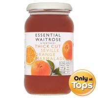 ราคา เวทโทรสเอสเซนเชี่ยลแยมส้มมาร์มาเลดออเร้นจ์ธิคคัท 454กรัม Waitrose Essential Thick Cut Seville Orange Marmalade 454g. (5000169014608)
